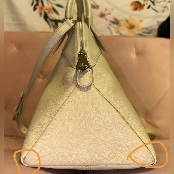 Vivienne Westwood WINDSOR MEDIUM BAG BEIGE/WHITE - Picture 6 of 12